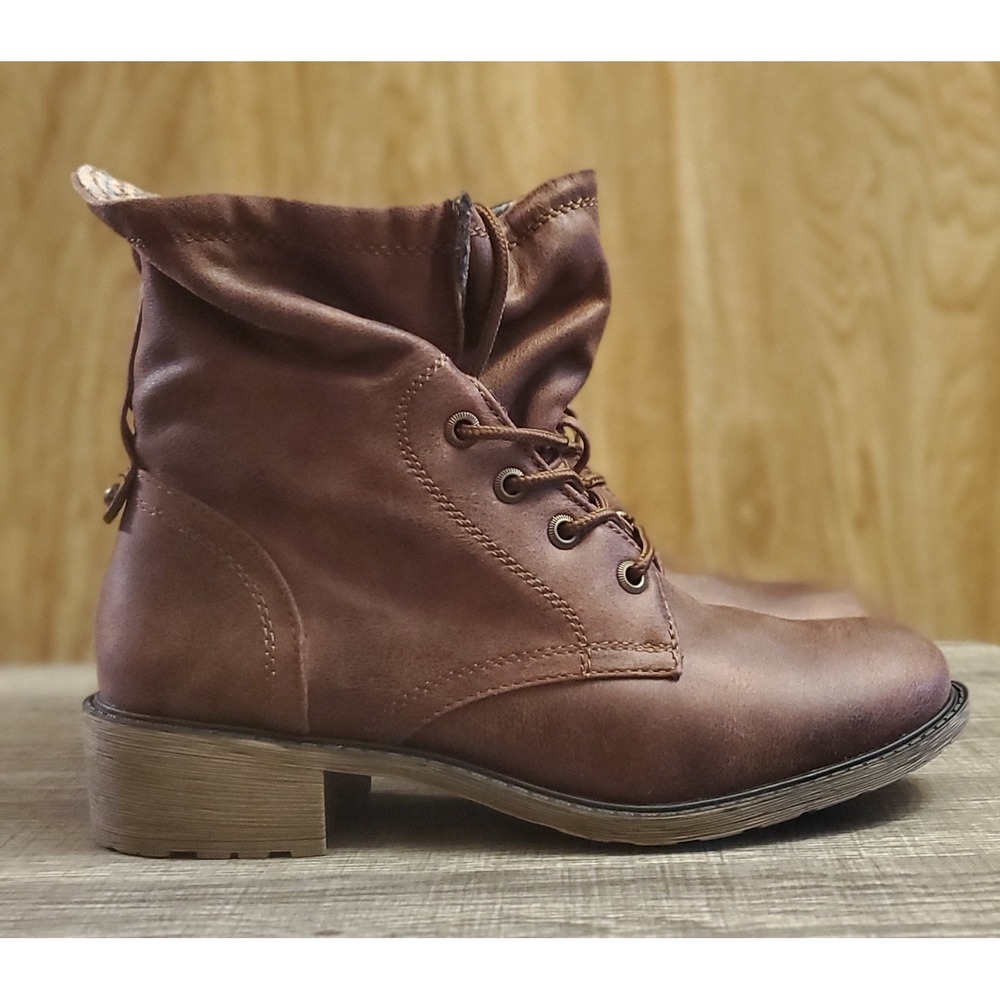 Mudd Soprano Laceβ Up Boots Women's Size 7.5 Brown